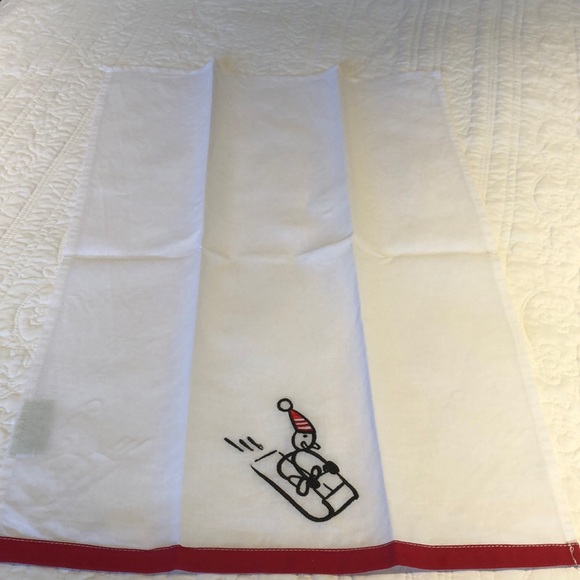 Linen and cotton seasonal hand towel - Picture 3 of 5